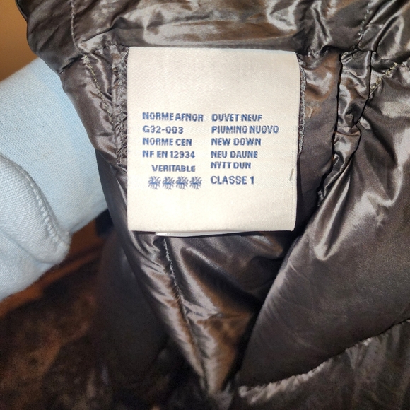 MONCLER BLACK PUFFER JACKET MID LENGTH W DRAWSTRING WAIST DOUDOUNE ELASTIQUE - Picture 12 of 16